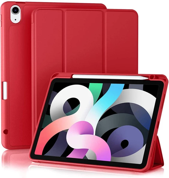 Apple iPad Mini 7 (A17 Pro) Mini 6 Kılıf Kalem Bölmeli Smart Case 2021-2024 - 4