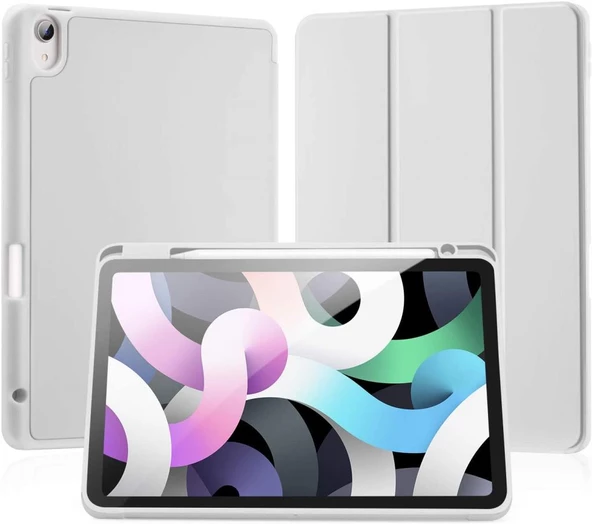 Apple iPad Mini 7 (A17 Pro) Mini 6 Kılıf Kalem Bölmeli Smart Case 2021-2024 - 6