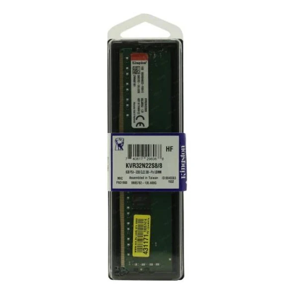 KINGSTON Kingston Sisteme Özel 8GB DDR4 3200MHz Notebook Rami
