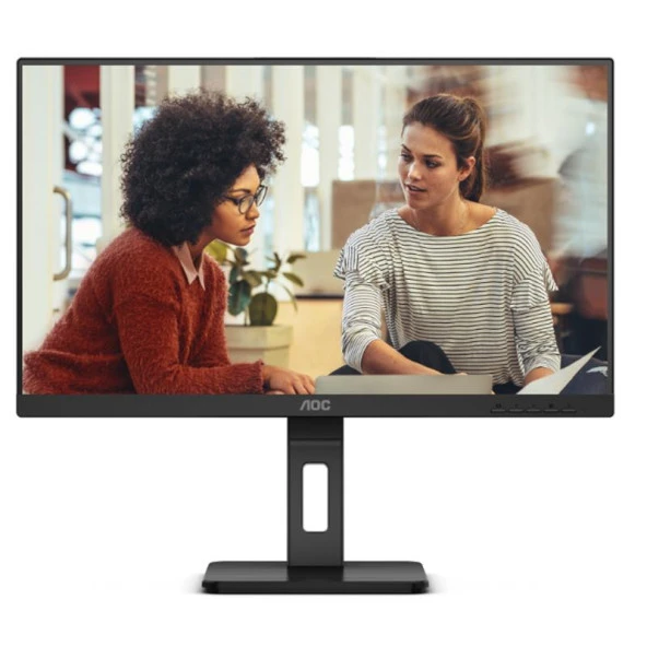 AOC 24" AOC 24E3QAF 4Ms 75Hz FHD IPS MM HDMI VGA Vesa Siyah Pivot Monitör