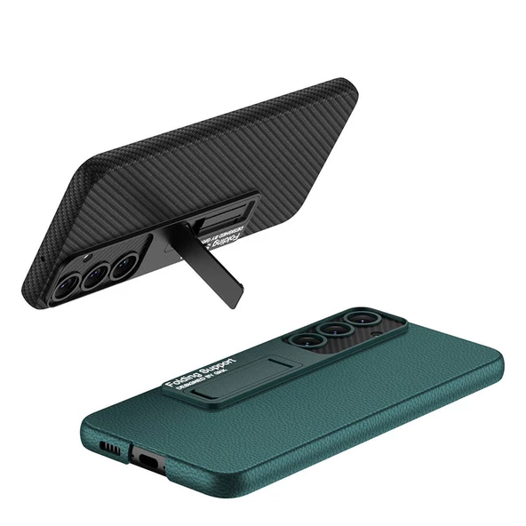 Galaxy S24 Kılıf Kıpta Standlı Kılıf - Resim 10