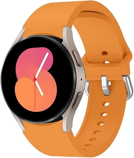 Samsung Galaxy Watch 4 5 6 7 FE 40 40 44 Classic 42 43 46 47 mm Kordon Silikon Kordon - 6