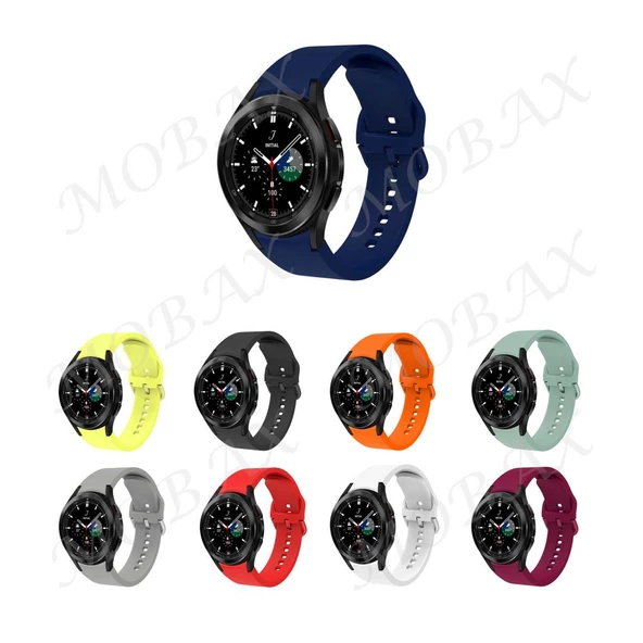 Samsung Galaxy Watch 4 5 6 7 FE 40 40 44 Classic 42 43 46 47 mm Kordon Silikon Kordon