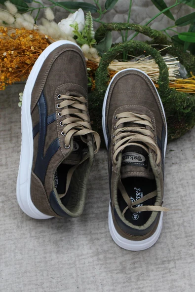 Fort Dks 2004 Vizon Hafif Rahat Keten Sneaker Erkek Ayakkabı - 6