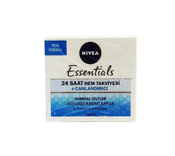 Nivea Essentials 24 Saat Nem Takviyesi Canlandırıcı Yüz Kremi 50ml Normal