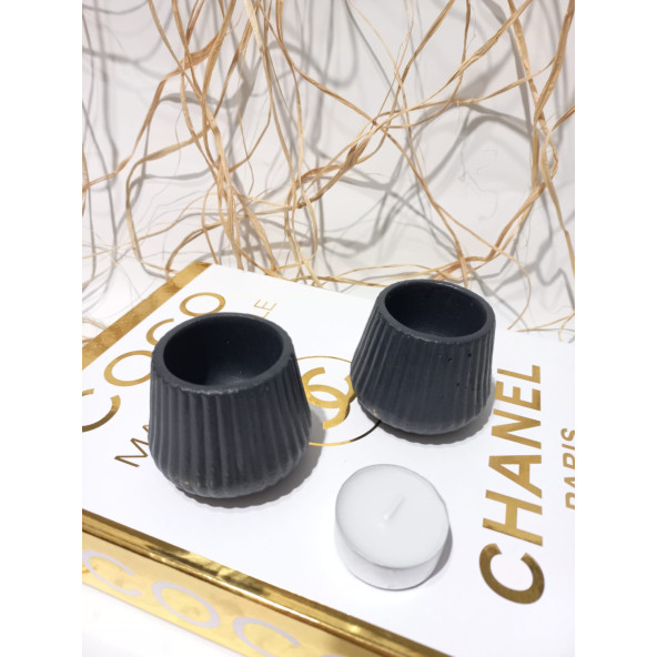 TEALİGHT MUMLUK 2 Lİ RANDOM - Resim 2