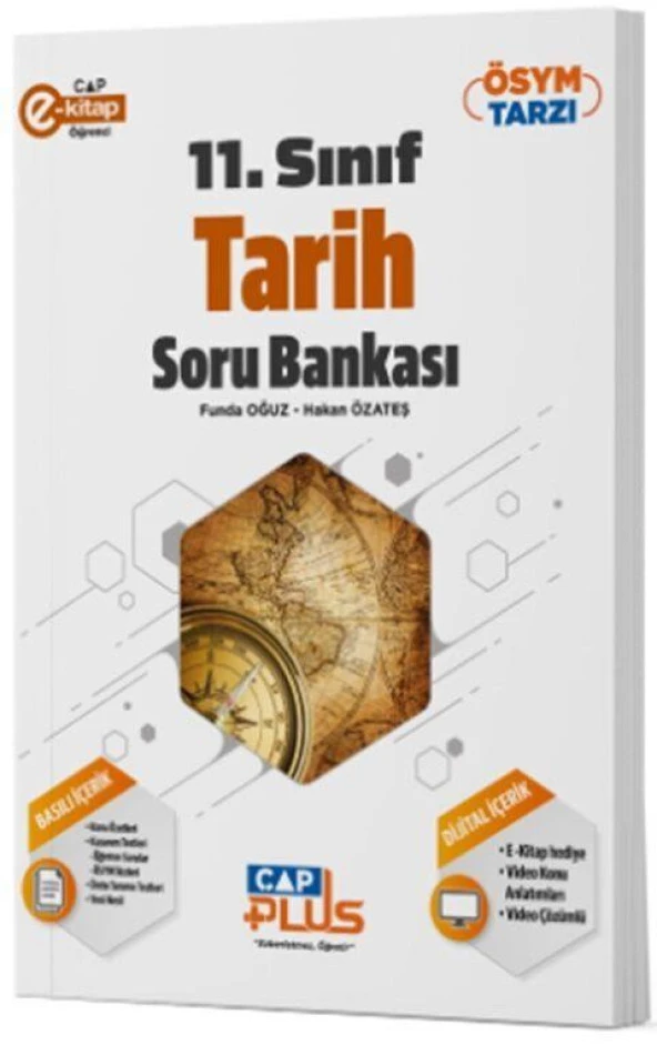 11. Sınıf Anadolu Lisesi Tarih Soru Bankası Çap Yayınları