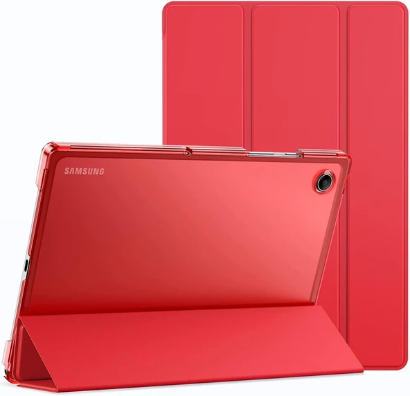Samsung Galaxy Tab A8 10.5 SM-X200 X205 X207 Kılıf New PU Deri Smart Standlı Case - Resim 2