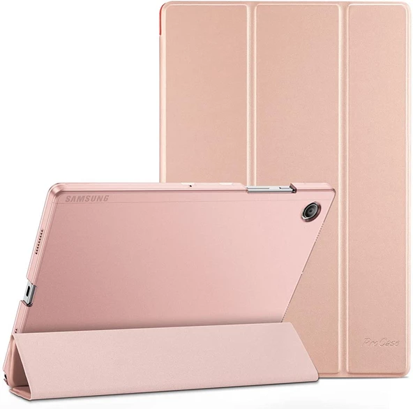 Samsung Galaxy Tab A8 10.5 SM-X200 X205 X207 Kılıf New PU Deri Smart Standlı Case - Resim 8