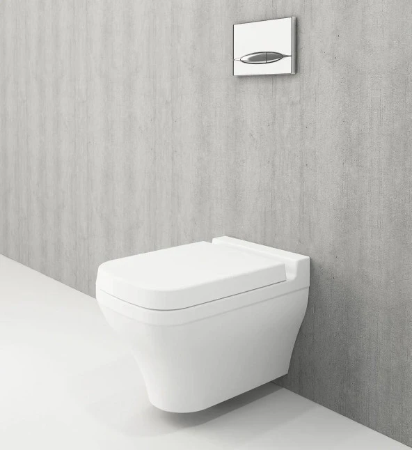 Bocchi Scala Mat Beyaz Asma Klozet ve Yavaş Kapak (Teşhir Ürün) - Resim 2