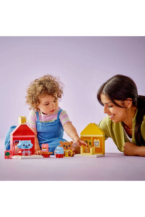 ® DUPLO® İlk Günlük Rutinlerim: Yemek ve Uyku Zamanı 10414 -Eğitici Oyuncak Yapım Seti (28Parça) - 4