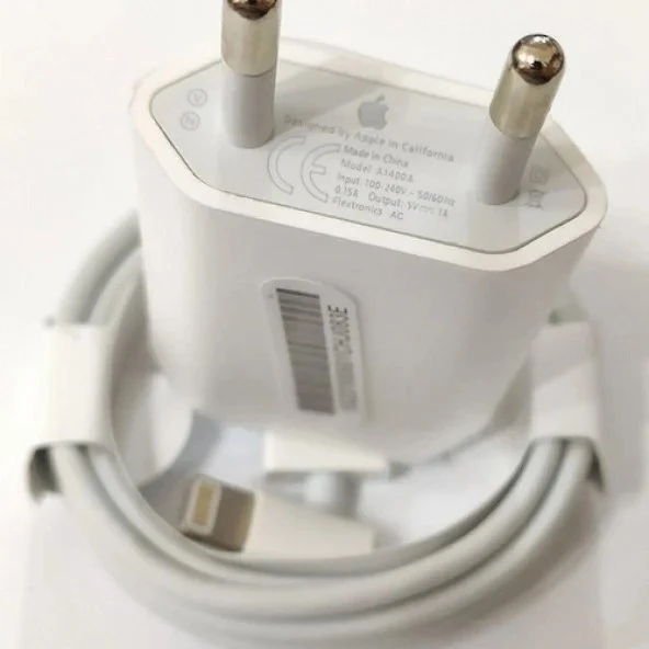Orijinal Apple 15 inç MacBook Pro  USB 5W Şarj Cihaz MD813ZM-A + MD818ZM-A Kablo Dahil