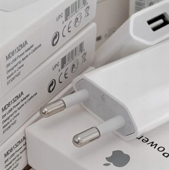Orijinal Apple 15 inç MacBook Pro  USB 5W Şarj Cihaz MD813ZM-A + MD818ZM-A Kablo Dahil