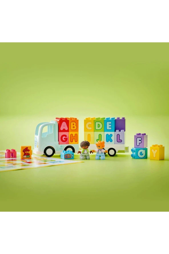 ® DUPLO® Kasabası Alfabe Kamyonu Oyuncağı 10421 - Oyuncak Yapım Seti (36 Parça) - 7