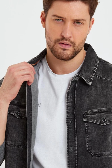 Sportuel Street One Erkek Jean Gömlek - 5