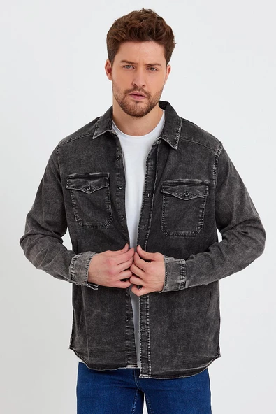 Sportuel Street One Erkek Jean Gömlek - 4