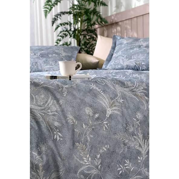 Özdilek Flor Espiral Çift Kişilik Nevresim Takımı 8717 - Resim 3