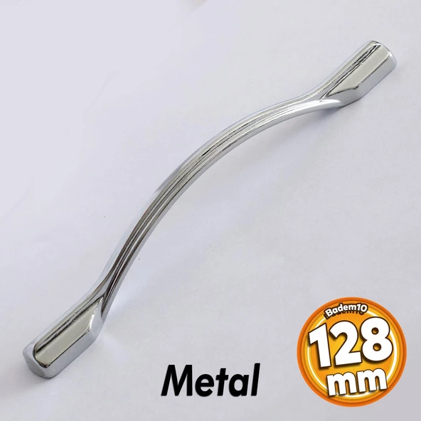 I?nci Kulp Mobilya Mutfak Dolabı Çekmece Dolap Kulpları Kapak Kulpu Kulbu Krom Renk 128 Mm Metal