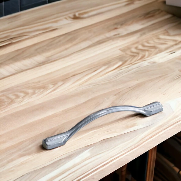 I?nci Kulp Mobilya Mutfak Dolabı Çekmece Dolap Kulpları Kapak Kulpu Kulbu Krom Renk 128 Mm Metal - 3