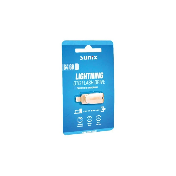 Sunix 64 GB OTG Flash Bellek Lightning