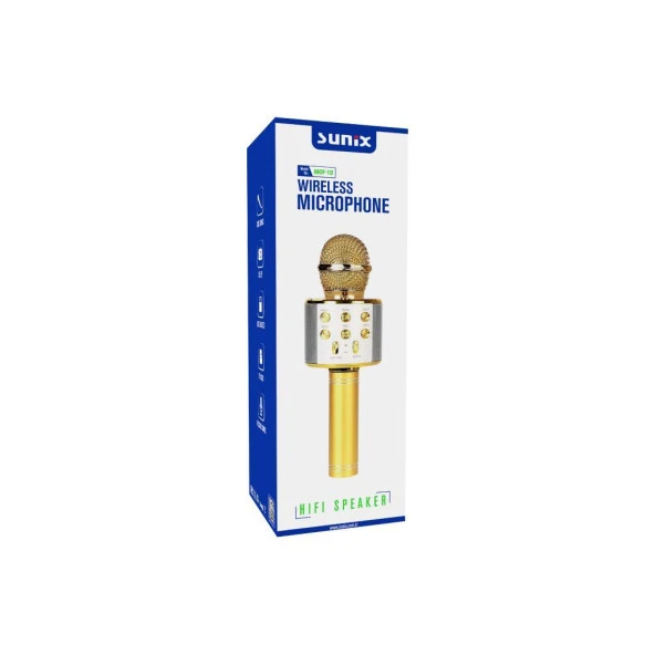Sunix Bluetooth Kareoke Mikrofon Siyah MCF-10 - 2