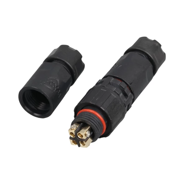 Ayt 16mm Su Geçirmez Konnektör Seyyar Takım 4p Ic266n