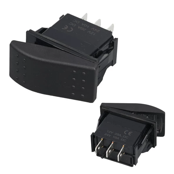 IŞIKSIZ 3P ON-OFF-ON 12-24V YAYLI MARIN SWITCH (IC-134M-N6)