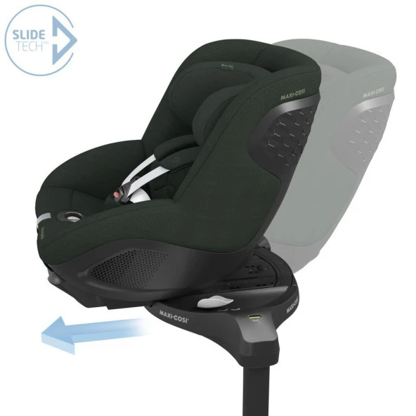 Maxi-Cosi Mica 360 Pro I-Size SlideTech Kızaklı İsofix'li Dönebilir Yatabilir 0-18 Kg Bebek Oto Koltuğu Authentic Green