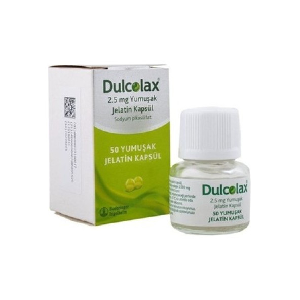 Dulcolax 2,5 Mg 50 Yumuşak Jelatin Kapsül