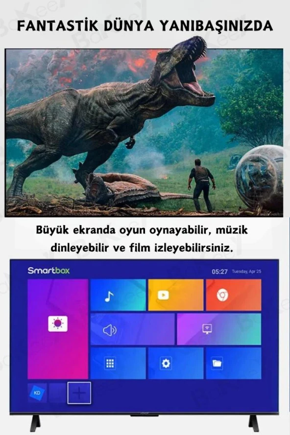 4K Android TV Stick Medya Oynatıcı Android 7.1 Ultra Hd Tv Box Google Play Asistan Smart Tv Wifi - 7
