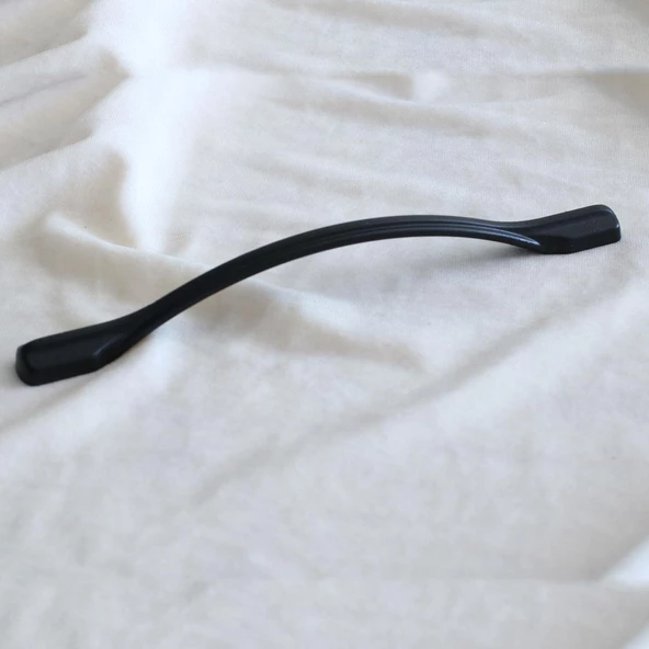 İnci Kulp Mobilya Mutfak Dolabı Çekmece Dolap Kulpları Kapak Kulpu Kulbu Siyah Renk 160 mm Metal - Resim 6