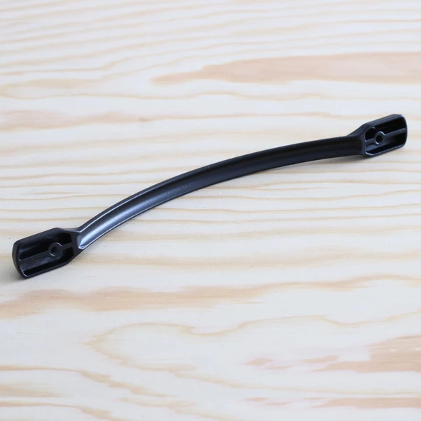 İnci Kulp Mobilya Mutfak Dolabı Çekmece Dolap Kulpları Kapak Kulpu Kulbu Siyah Renk 160 mm Metal - Resim 4