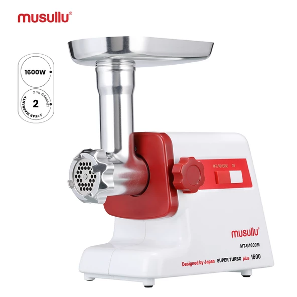 Musullu 1600w MT-G1600M Süper Turbo Et Kıyma Makinesi