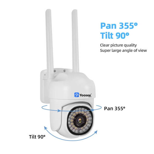 YS-10 MINI Kablosuz wifi Ergonomik boy HD 1080P Dış ortam gece görüşlü Güvenlik Kamerası - 4