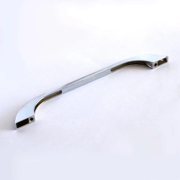 Meriç Kulp Mobilya Mutfak Dolabı Çekmece Dolap Kulpları Kapak Kulpu Kulbu Krom Renk 192 mm Metal - 8