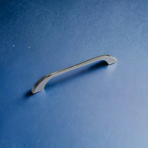 Meriç Kulp Mobilya Mutfak Dolabı Çekmece Dolap Kulpları Kapak Kulpu Kulbu Krom Renk 192 mm Metal - 3