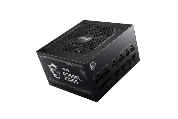 MSI PSU Mag A750GL PCIE5 750W 80+ GOLD Full Modular Power Supply