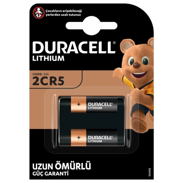 Duracell 2CR5/DL245 6V Lıthıum Pil 1'li - 2