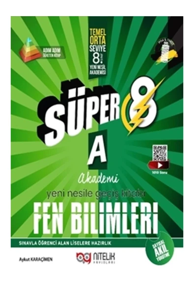 NİTELİK YAYINLARI 8.SINIF YENİ NESİL SÜPER FEN BİLİMLERİ (A) ürün görseli