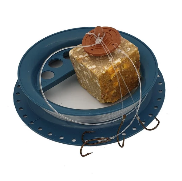 TAMSET Mısır Küspeli Kasnaklı Hazır Sazan Olta Takımı - 5