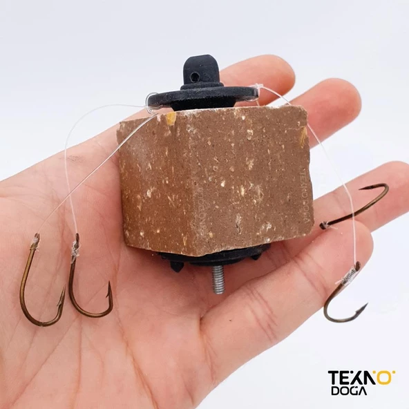 TAMSET Mısır Küspeli Kasnaklı Hazır Sazan Olta Takımı - 4