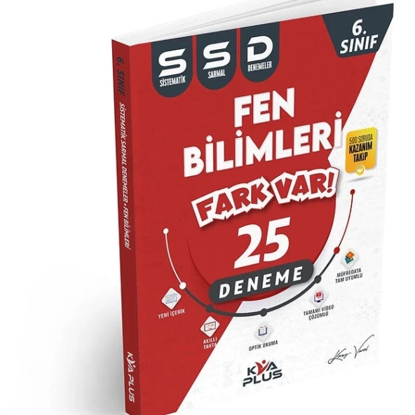 KORAY VAROL YAYINLARI 6. SINIF FEN BİLİMLERİ 25 SİSTEMATİK SARMAL DENEME