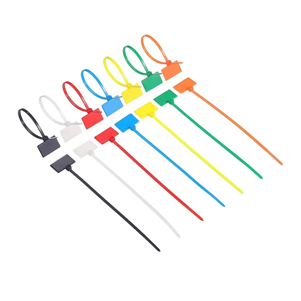 Ayt Sunup Renkli Hat Kablo Bağı 7 Renk 700 Adet Cırt Cırt Kablo Düzenleyici - 2