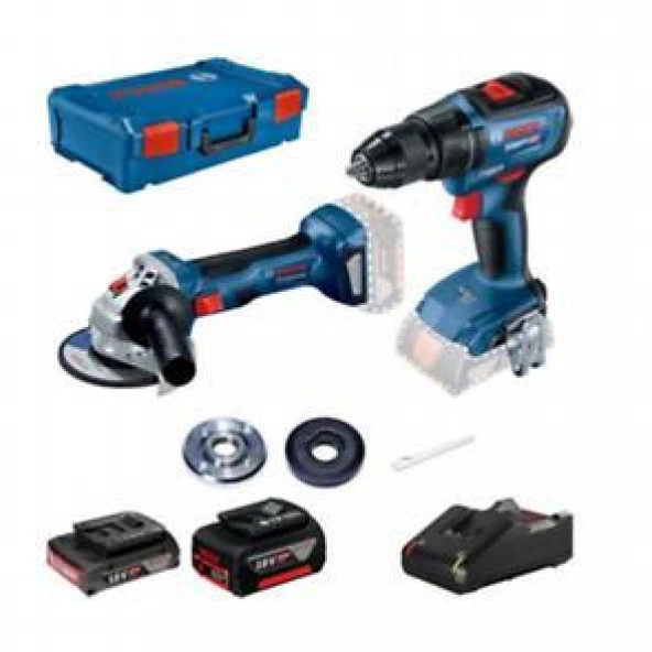 Bosch GWS 180 Li + GSR 18V-50 1x5.0Ah 1X2.0Ah 0.615.990.M47
