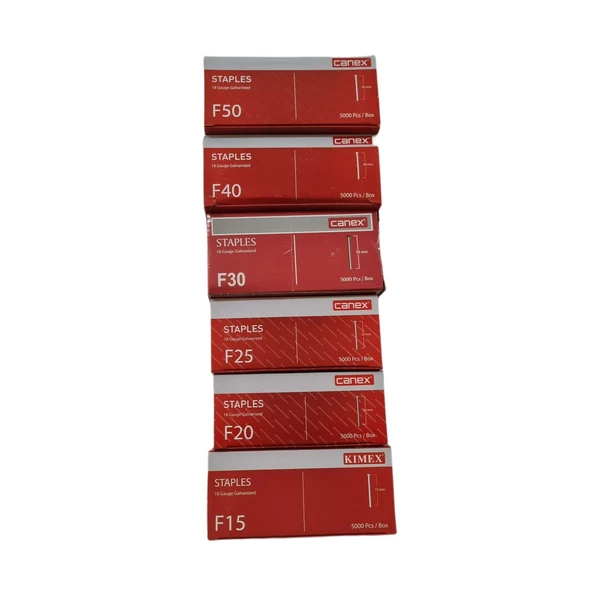 Canex F25 Tabanca Çivisi | 25mm Uzunluk | Dayanıklı ve Uzun Ömürlü - 5
