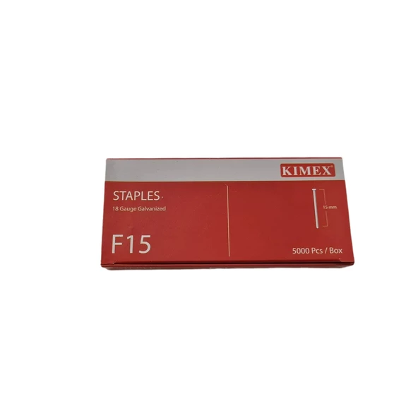 Kımex F15 Tabanca Çivisi | 15mm Uzunluk | Dayanıklı ve Uzun Ömürlü - 4