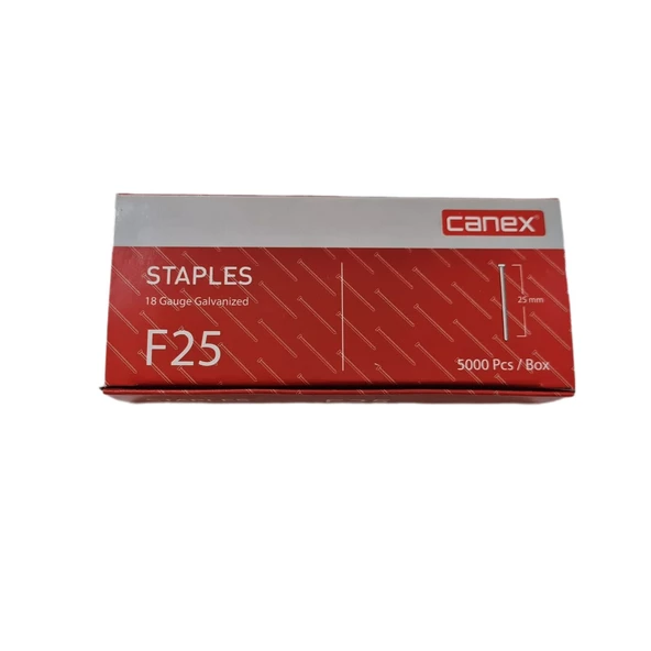 Canex F25 Tabanca Çivisi | 25mm Uzunluk | Dayanıklı ve Uzun Ömürlü