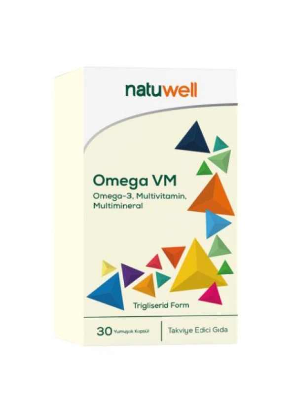 Natuwell Omega VM 30 Yumuşak Kapsül ürün görseli