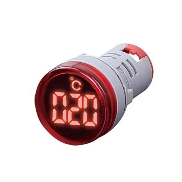 Powermaster 22 Mm Dijital Termometre -20  +199 Derece Arası Ölçüm Yapabilir Sıcaklık Göstergesi 1m Kablolu AD22-22T