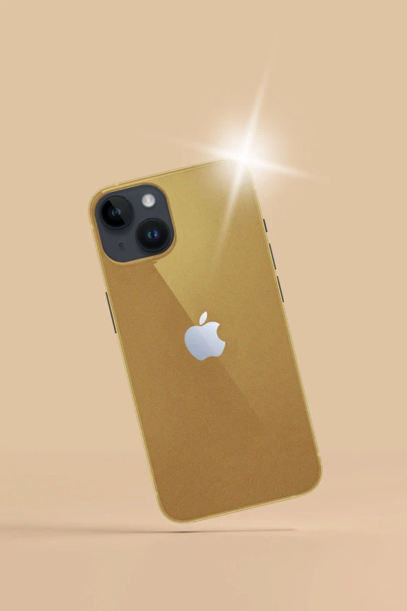Gold iPhone 14 Kaplama Arka Ve Yan Full Kaplayan Koruyucu Body Hydrogel Kaplama